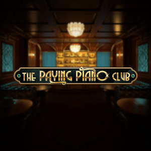 The Paying Piano Club logo achtergrond