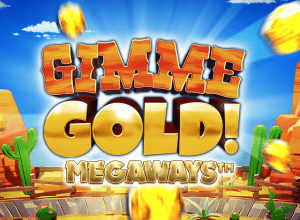 Gimme Gold! Megaways logo achtergrond