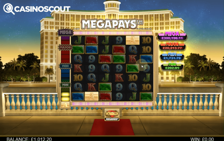 Bonanza Megapays Bonus