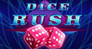 Dice Rush logo achtergrond