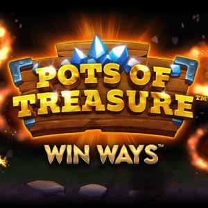 Pots of Treasure Win Ways logo achtergrond