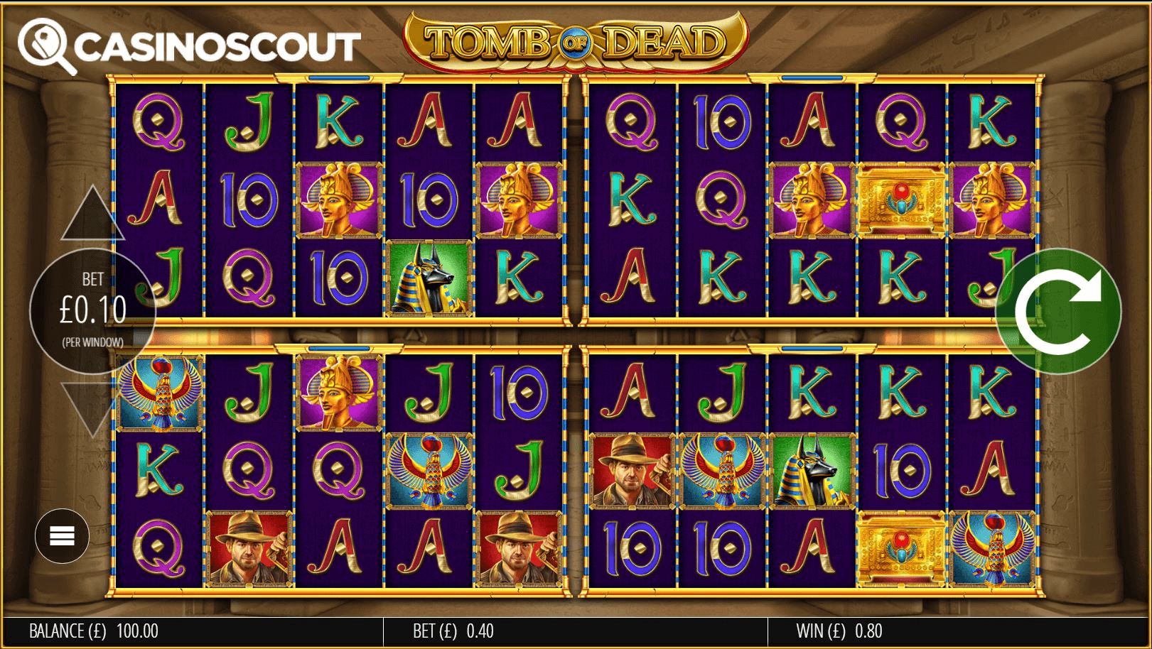 Tomb of Dead Power 4 Play Review