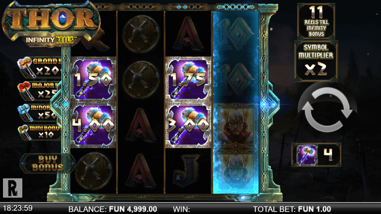 Thor Infinity Reels Gratis Spins