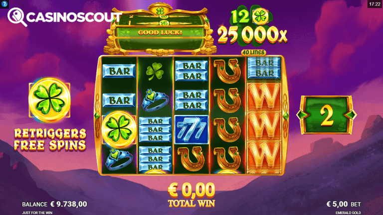 Emerald Gold Gratis Spins