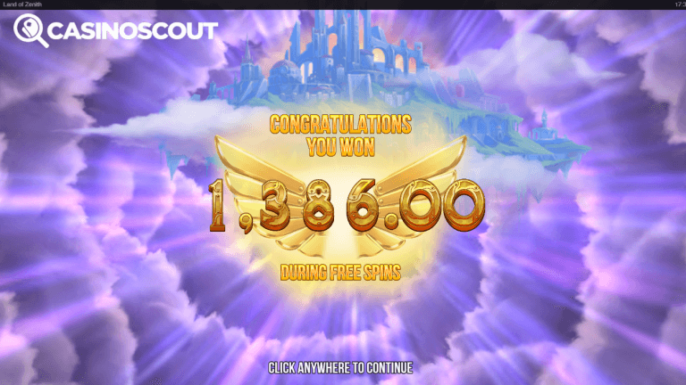 Land Of Zenith Bonus
