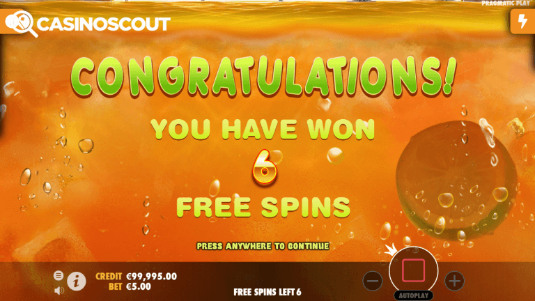 Juicy Fruits Gratis Spins