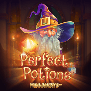 Perfect Potions Megaways logo achtergrond
