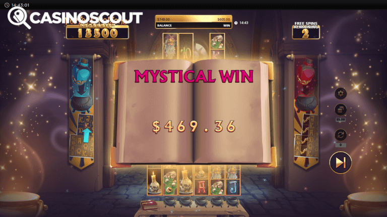 Perfect Potions Megaways Bonus