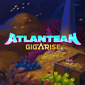 Atlantean Gigarise logo achtergrond