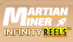 Martian Miner Infinity Reels logo achtergrond