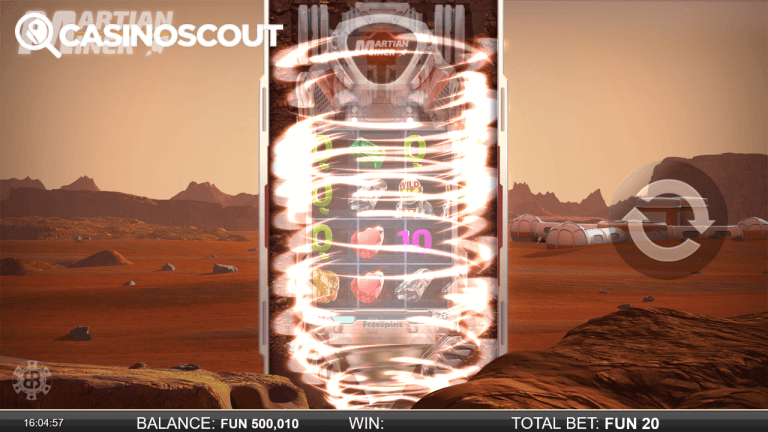 Martian Miner Infinity Reels Gratis Spins