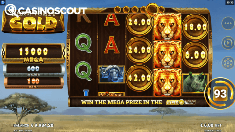 Serengeti Gold Gratis Spins