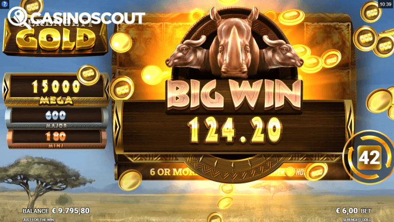 Serengeti Gold Bonus