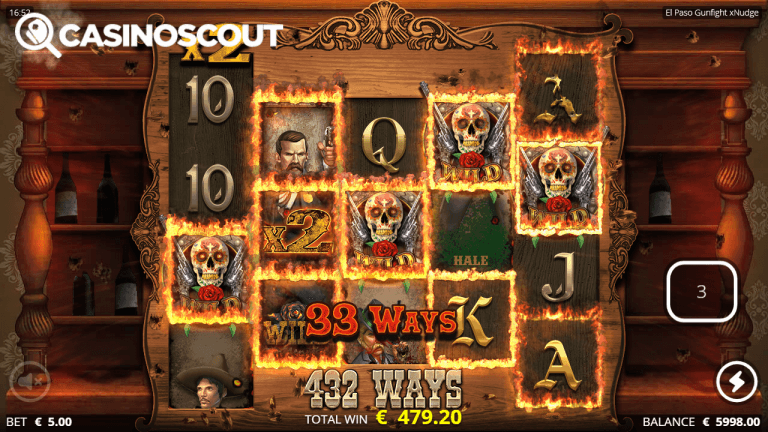El Paso Gunfight xNudge Gratis Spins