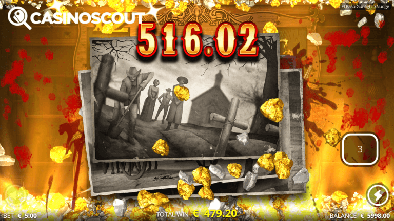 El Paso Gunfight xNudge Bonus