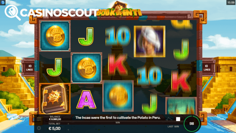 Book of Inti Gratis Spins