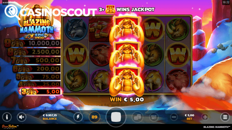 Blazing Mammoth Gratis Spins