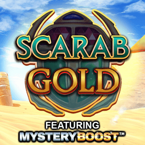 Scarab Gold logo achtergrond