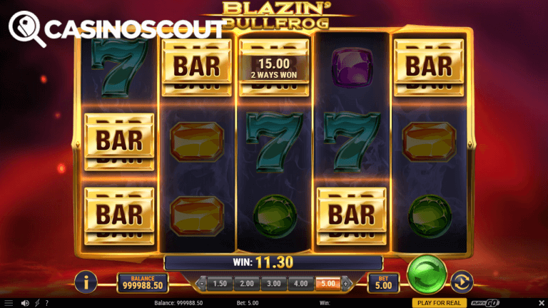 Blazin Bullfrog Bonus