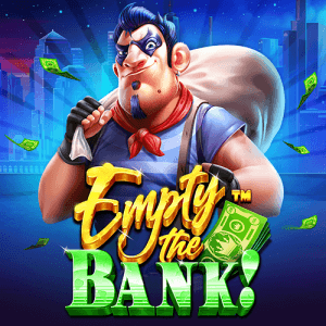 Empty the Bank logo achtergrond