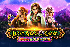 Lucky, Grace & Charm logo achtergrond