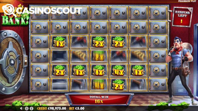 Empty the Bank Gratis Spins