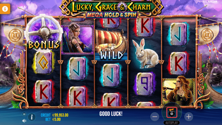 Lucky, Grace & Charm Gratis Spins