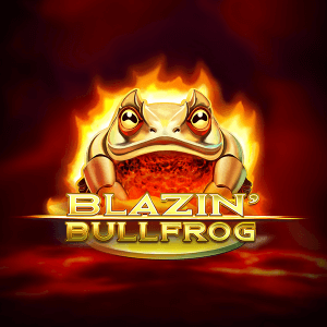 Blazin Bullfrog logo achtergrond