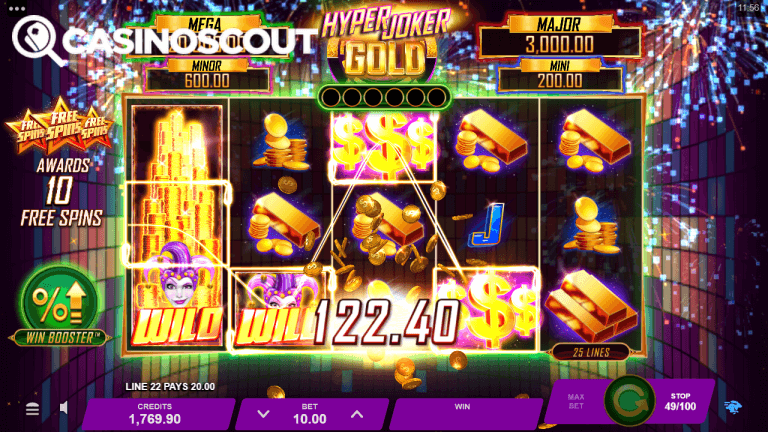 Hyper Joker Gold Bonus