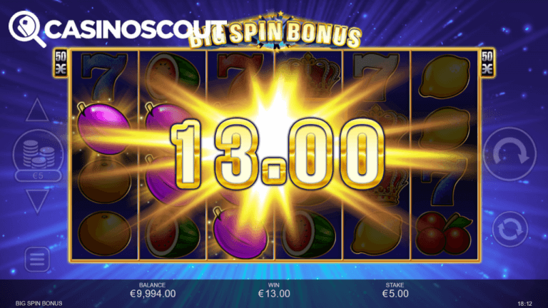 Big Spin Bonus Bonus