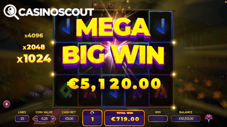 Raptor Doublemax Bonus
