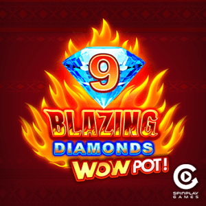 9 Blazing Diamonds WOWpot! logo