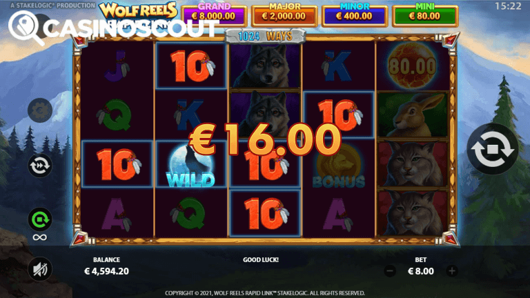 Wolf Reels Bonus