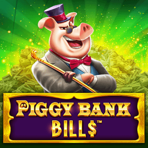 Piggy Bank Bills logo achtergrond