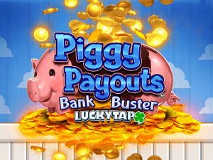 Piggy Payouts Bank Buster logo achtergrond