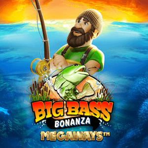 Big Bass Bonanza Megaways logo achtergrond