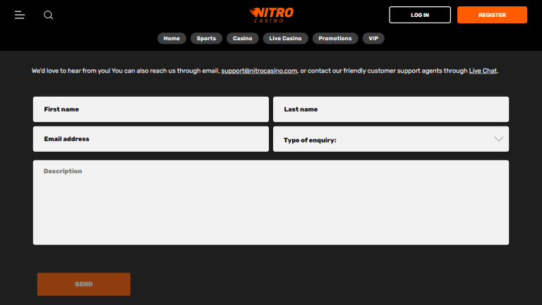 Nitro Casino Review, Bonus en Beste Alternatief Screenshot 2