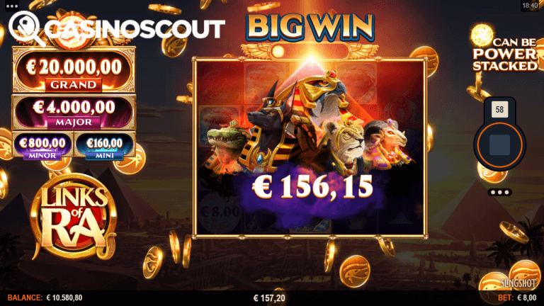 Links Of Ra Bonus