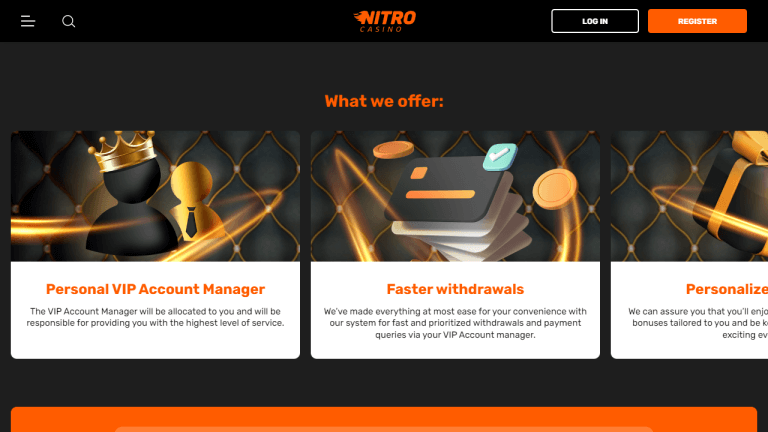 Nitro Casino Review, Bonus en Beste Alternatief Screenshot 3