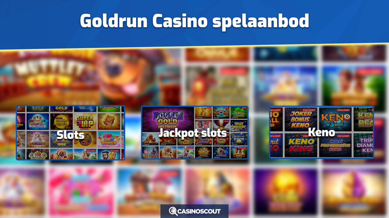 Goldrun Casino spelaanbod