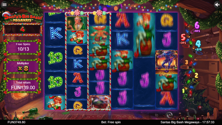 Santa’s Big Bash Megaways Gratis Spins