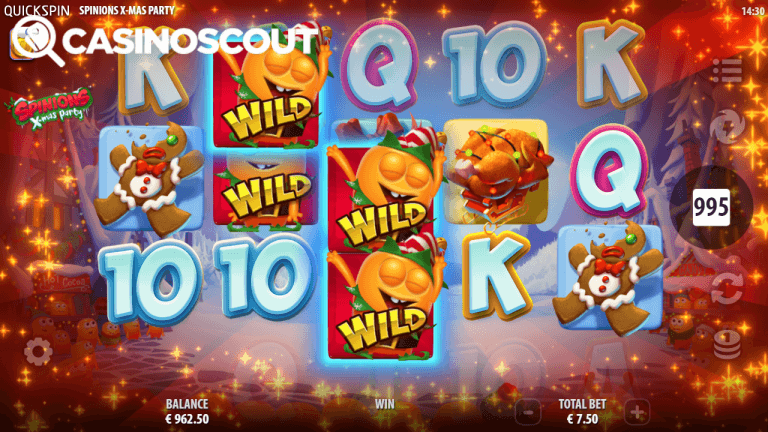 Spinions Christmas Party Gratis Spins