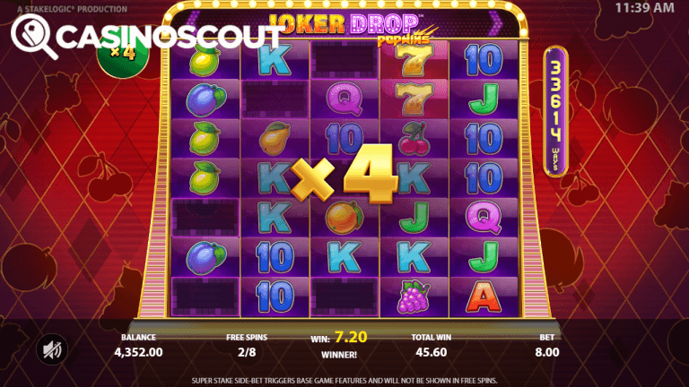 Joker Drop PopWins Gratis Spins
