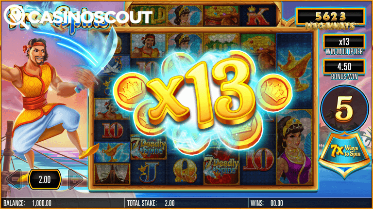 Arto And The Seven Deadly Spins Megaways Gratis Spins