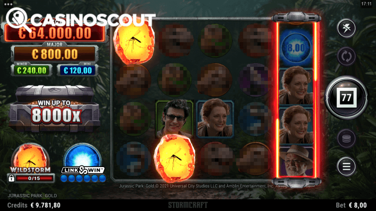 Jurassic Park Gold Gratis Spins