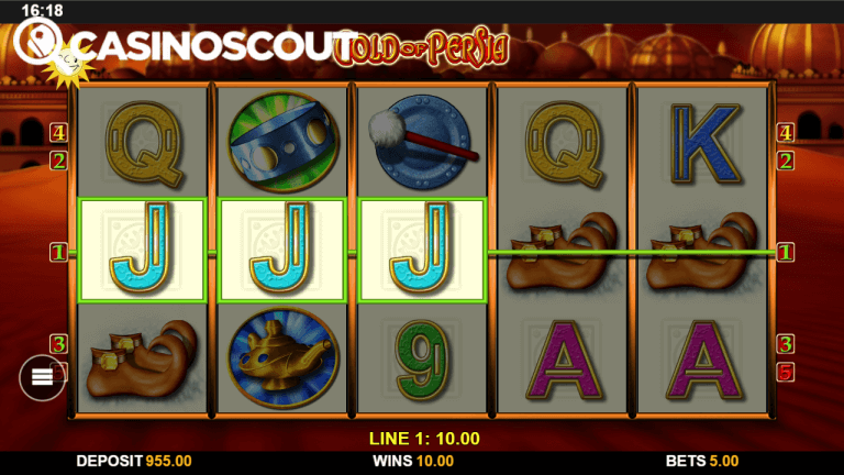 Gold of Persia Gratis Spins