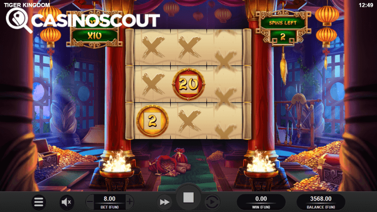 Tiger Kingdom Infinity Reels Gratis Spins