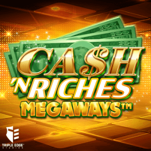 Cash ‘N Riches Megways logo achtergrond