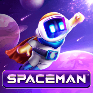 Spaceman logo achtergrond