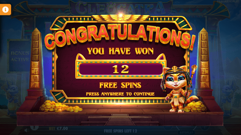 Cleocatra Gratis Spins